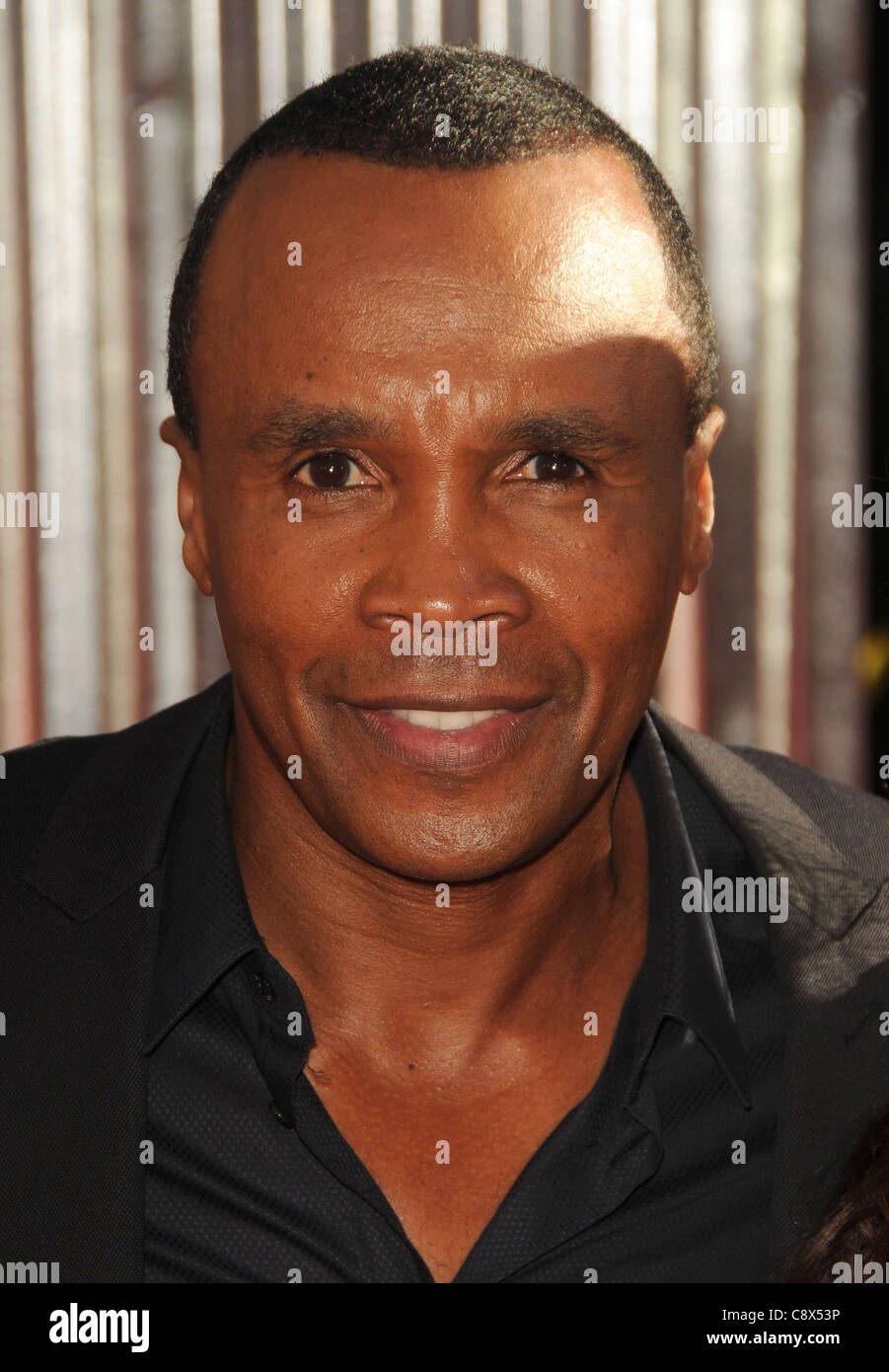 Sugar Ray Leonard arrivals REAL STEEL Premiere Gibson Amphitheatre