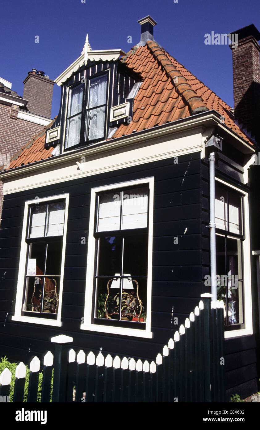 Dutch house. Broek in Waterland, Holland. Stock Photo