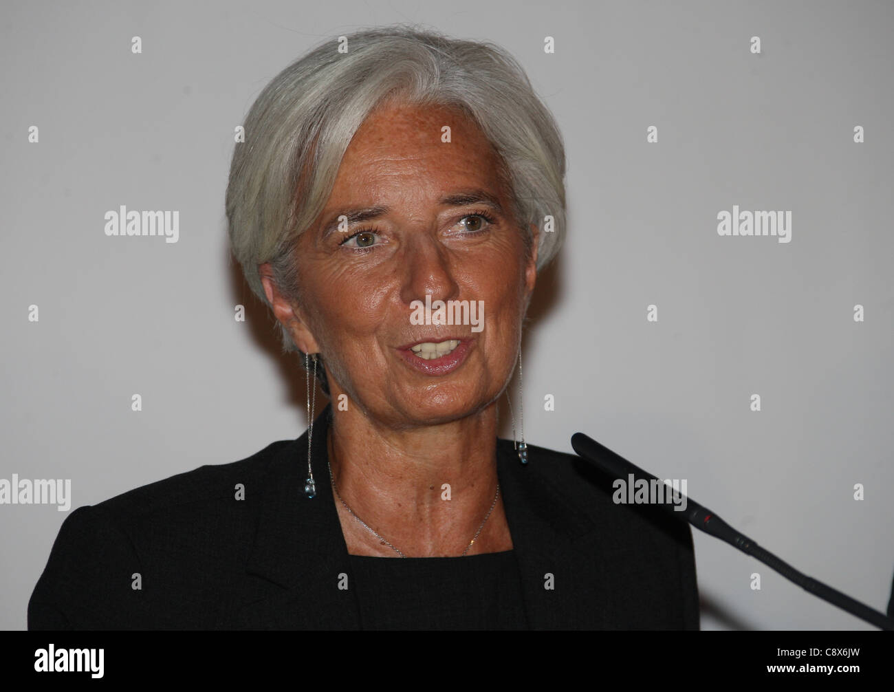 CHRISTINE LAGARDE MANAGING DIRECTOR THE INTERNAT 03 November 2011 PALM BEACH CASINO CANNES FRANCE Stock Photo