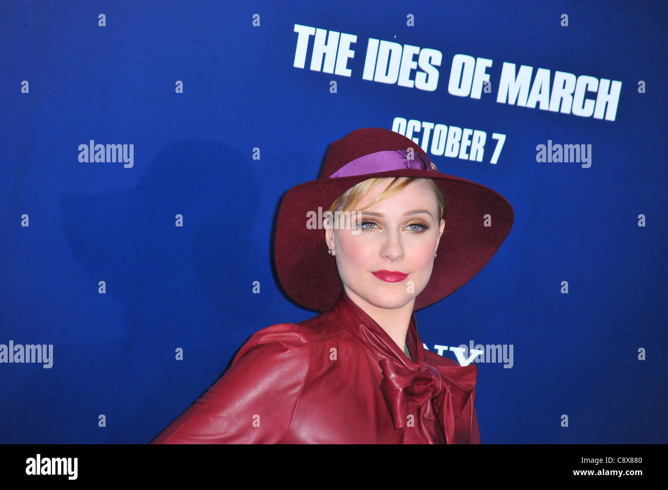 Evan Rachel Wood arrivalsIDES MARCH New York PremiereZiegfeld Theatre ...