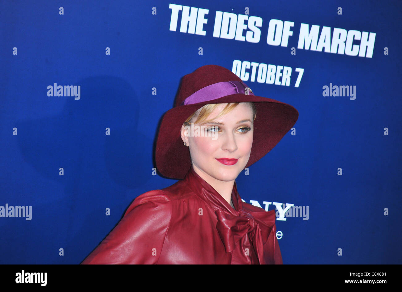 Evan Rachel Wood arrivalsIDES MARCH New York PremiereZiegfeld Theatre ...