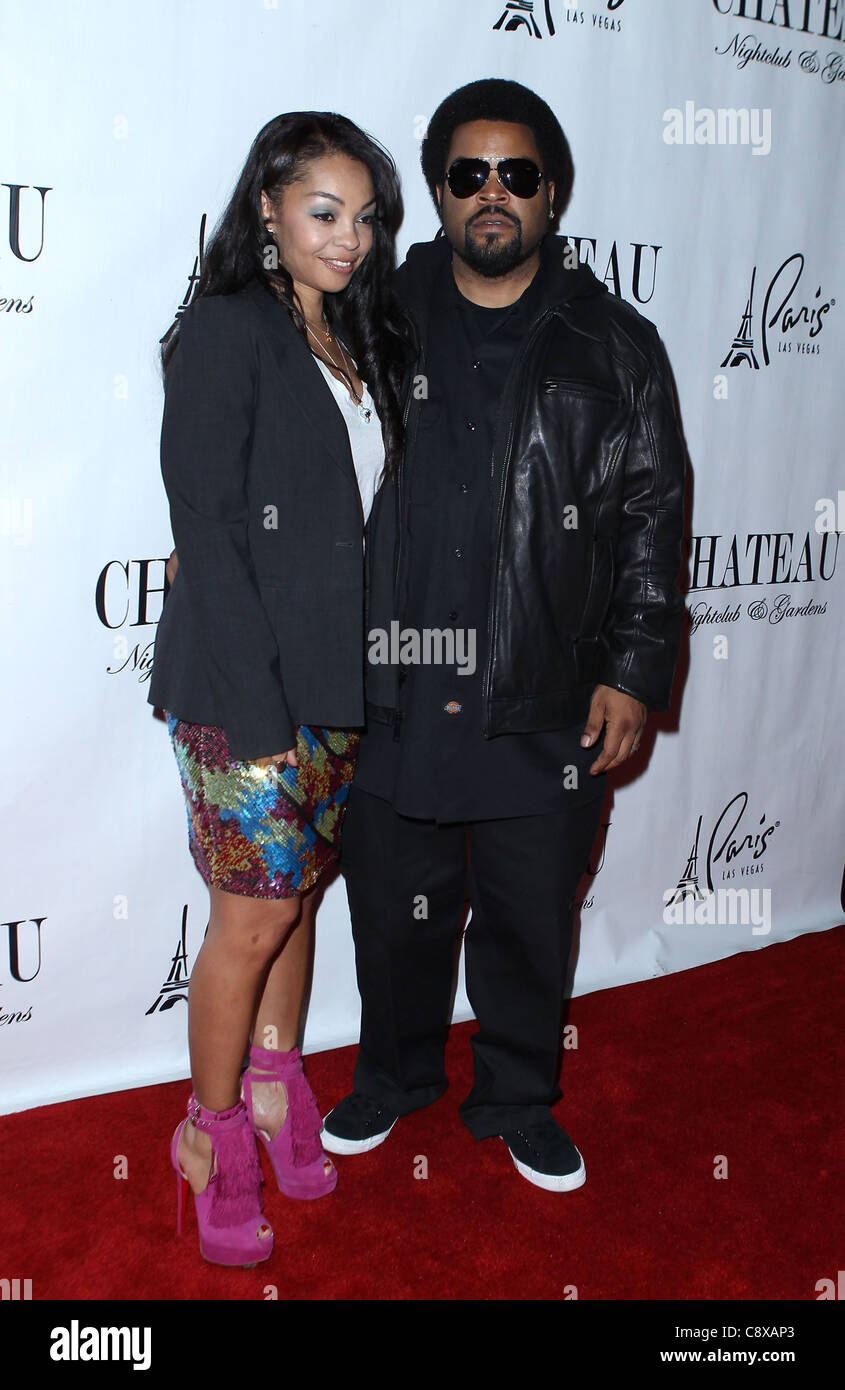 Kimberly Woodruff Ice Cube arrivals Ice Cube Hosts Chateau Gallery  Nightclub Planet Hollywood Las Vegas NV October 7 2011 Photo Stock Photo -  Alamy