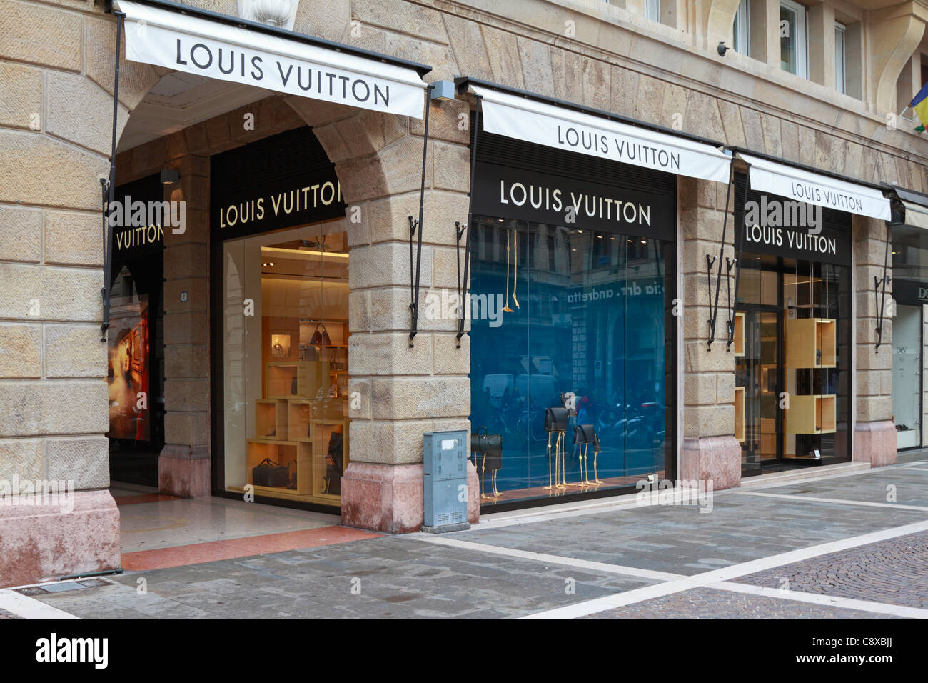 Louis Vuitton store in Padua, Padova, Veneto, Italy, Europe Stock Photo -  Alamy