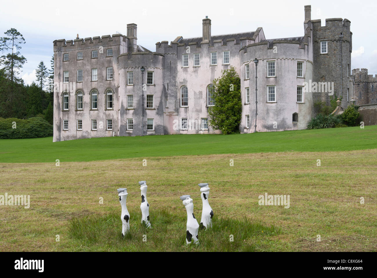 Picton Castle and Gardens, Pembrokeshire, Wales Stock Photo Alamy
