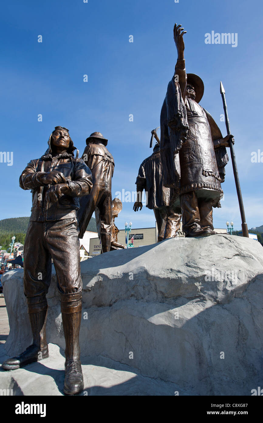 Monument to the pioneers titled “The Rock” 2010 by artist David Rubin