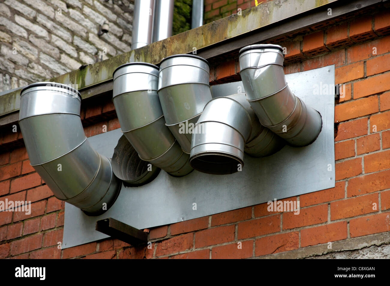 Pipes of ventilation Stock Photo Alamy
