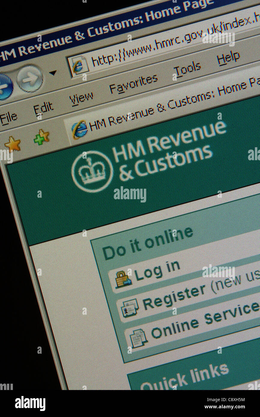 H&M revenue customs tax website Stock Photo - Alamy