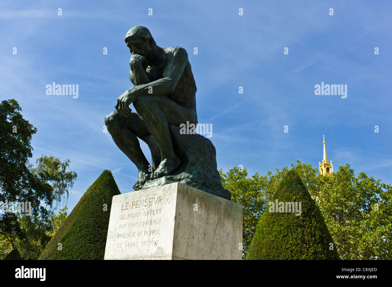 Rodin penseur hi-res stock photography and images - Alamy