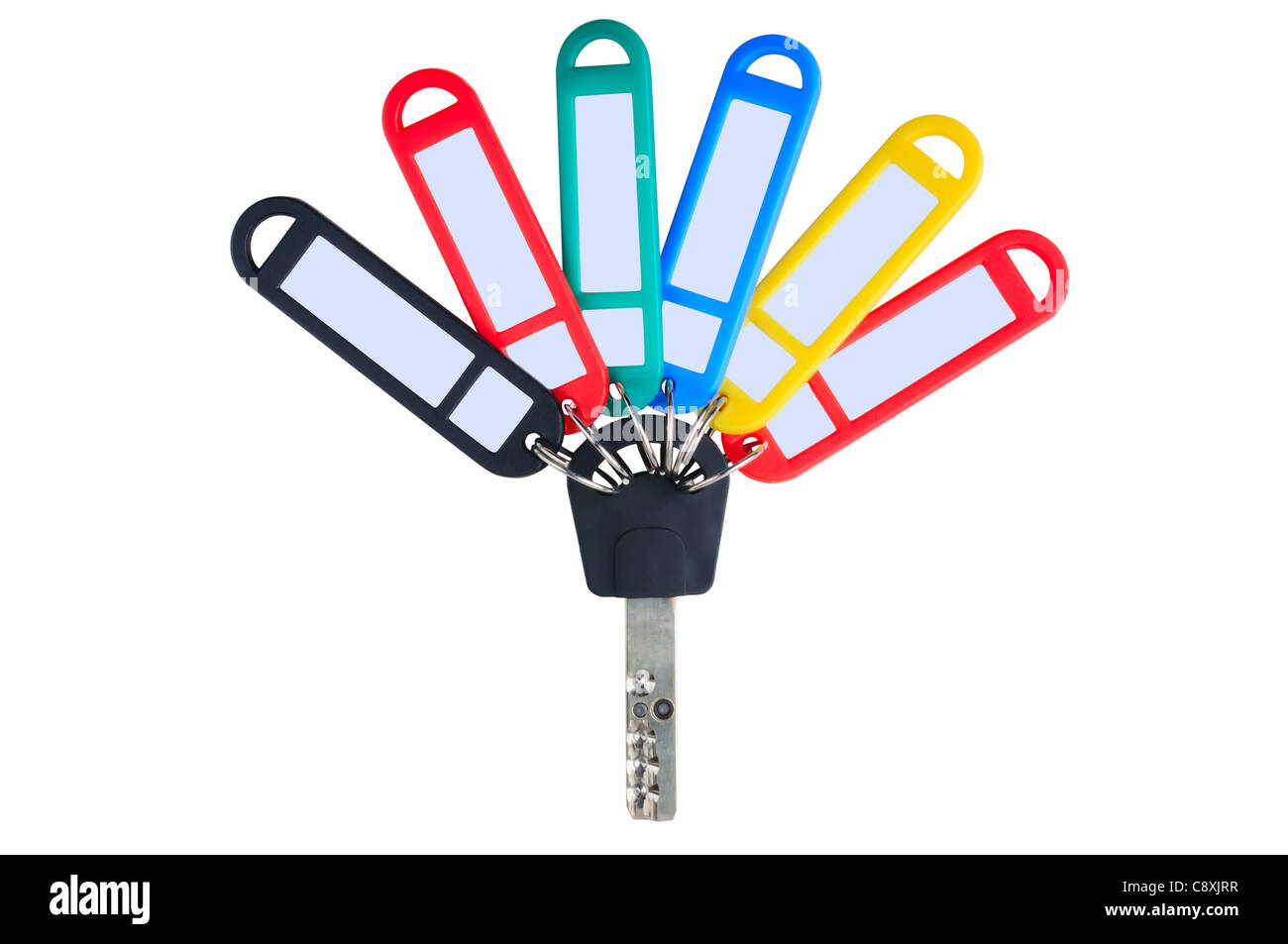 key opens any door isolated on white Stock Photo Alamy