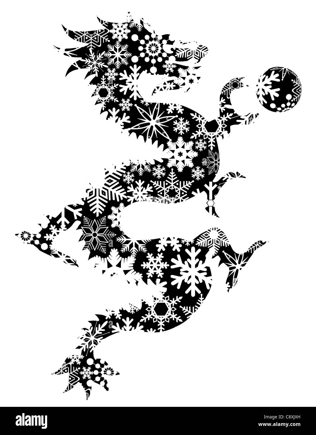 Chinese dragon Black and White Stock Photos &amp; Images - Alamy