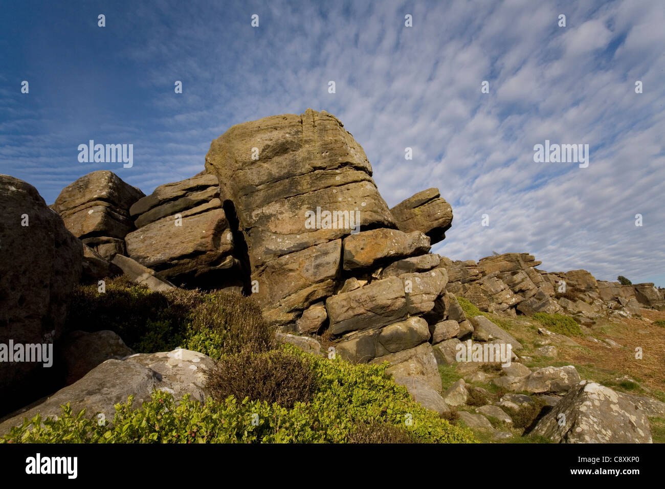 Rocks Scugdale North Yorkshire England Stock Photo