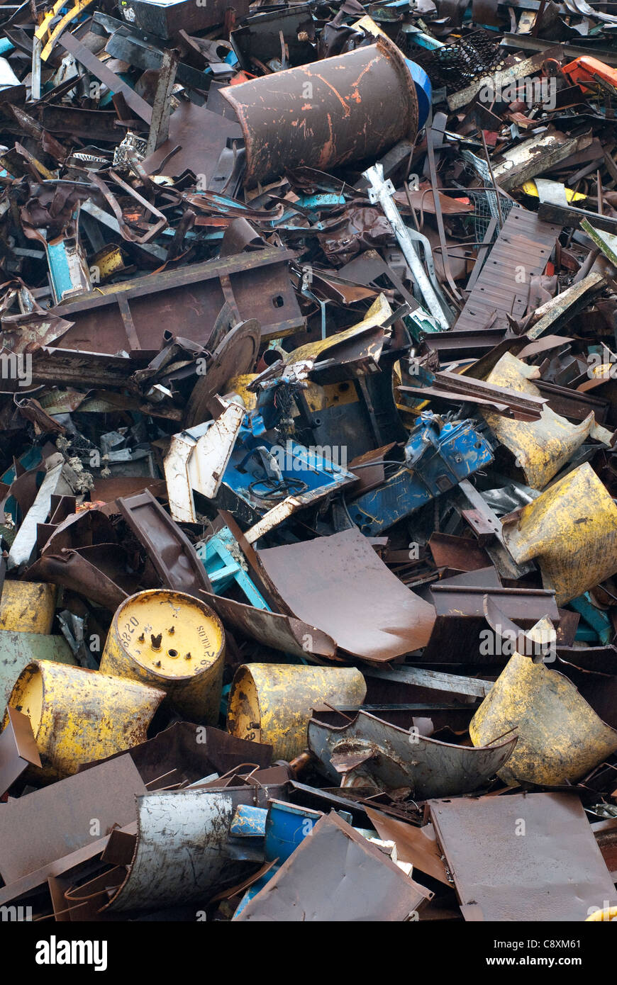 Scrap metal for recycling Stock Photo Alamy