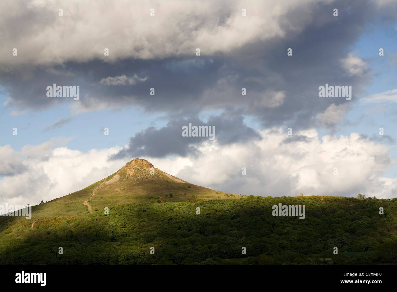 Roseberry Topping North Yorkshire Moors England Stock Photo