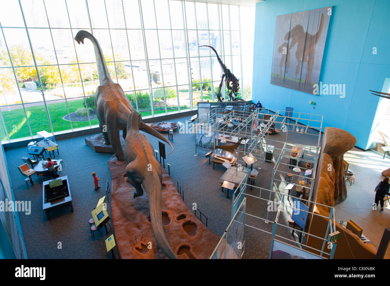 USA Maryland Baltimore Inner Harbor Chesapeake Bay MD interior of the