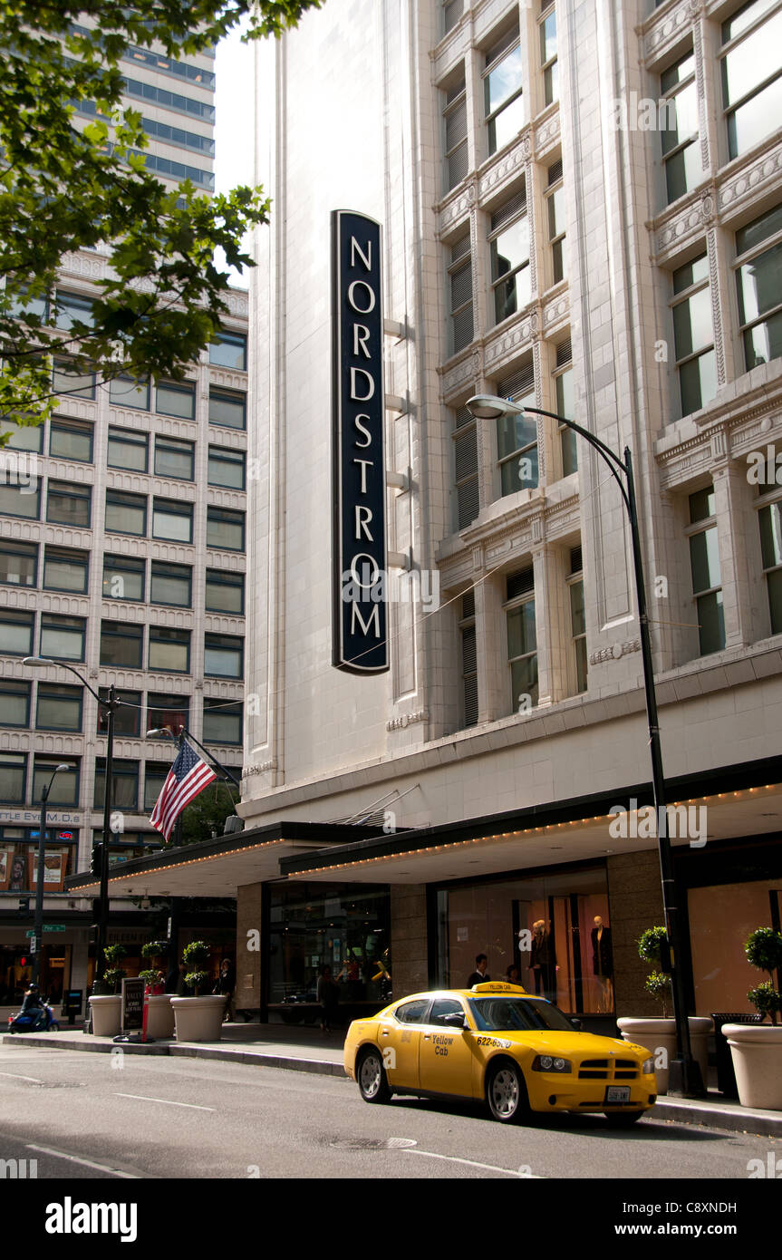 Nordstrom department store Seattle Town City Washington State