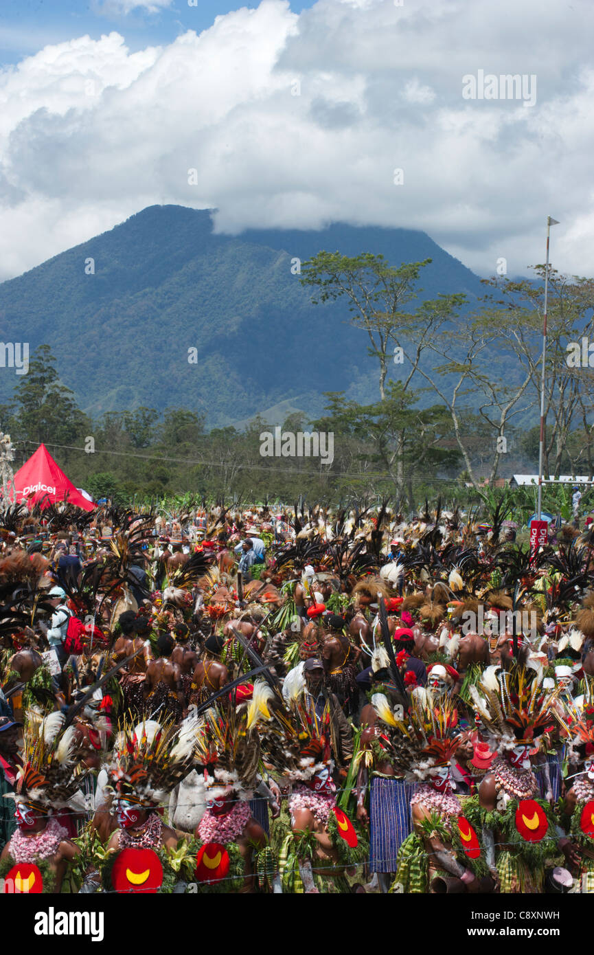 Mt Hagen Show Western Highlands Papua New Guinea Stock Photo