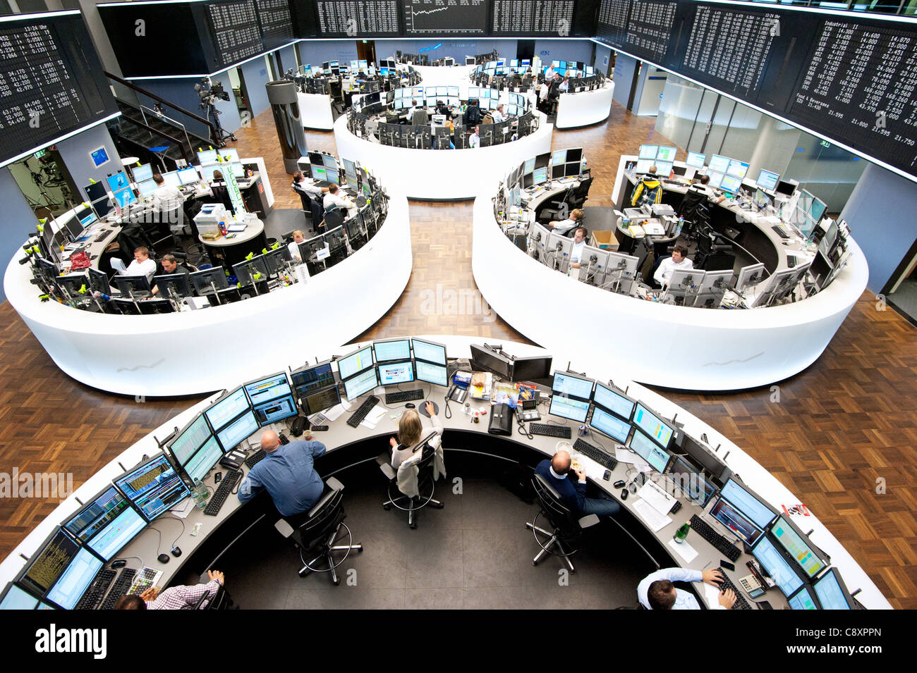 frankfurt stock exchange trading floor