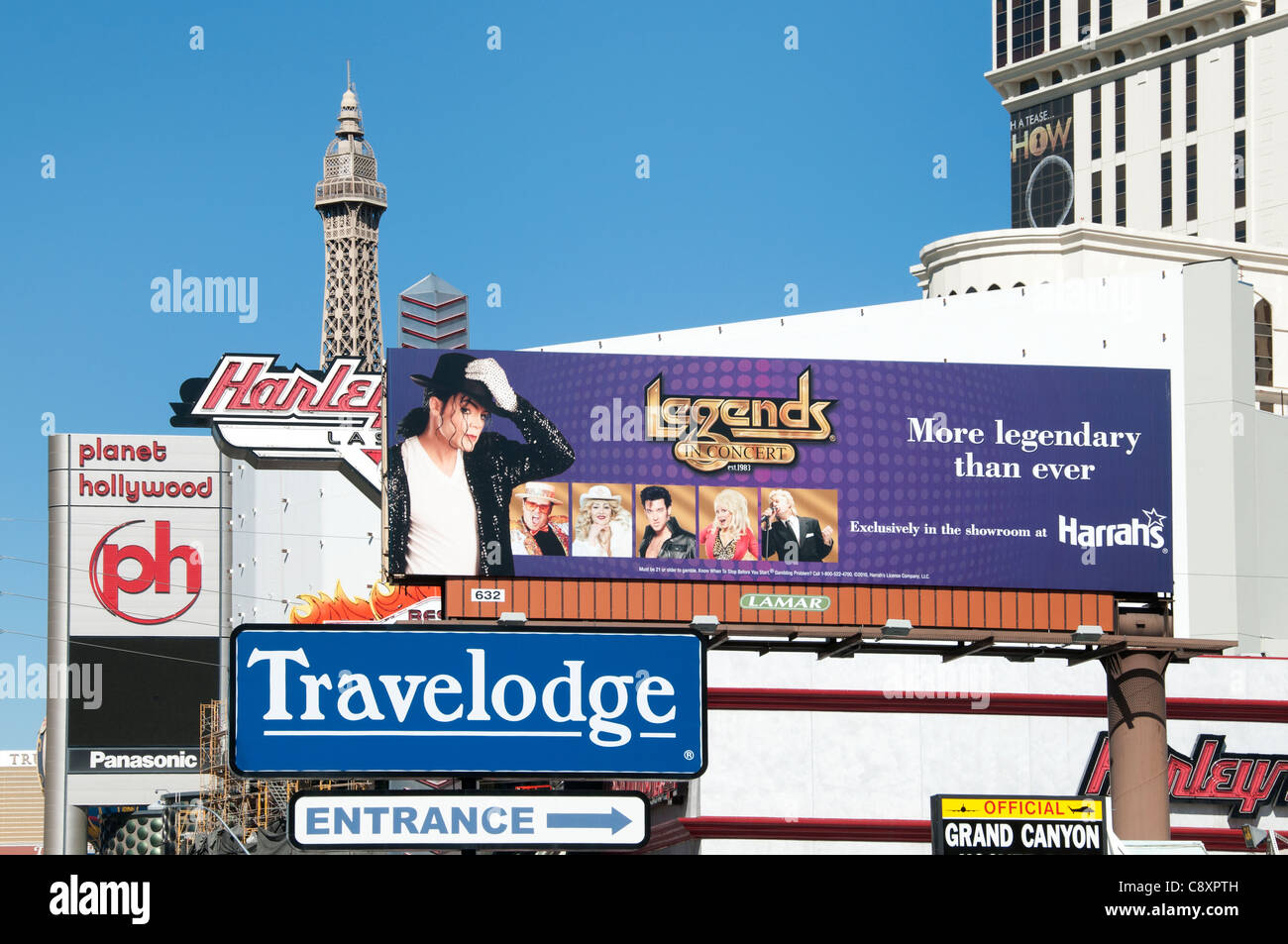 Travelodge Las Vegas gambling capital of the World United States Nevada Stock Photo