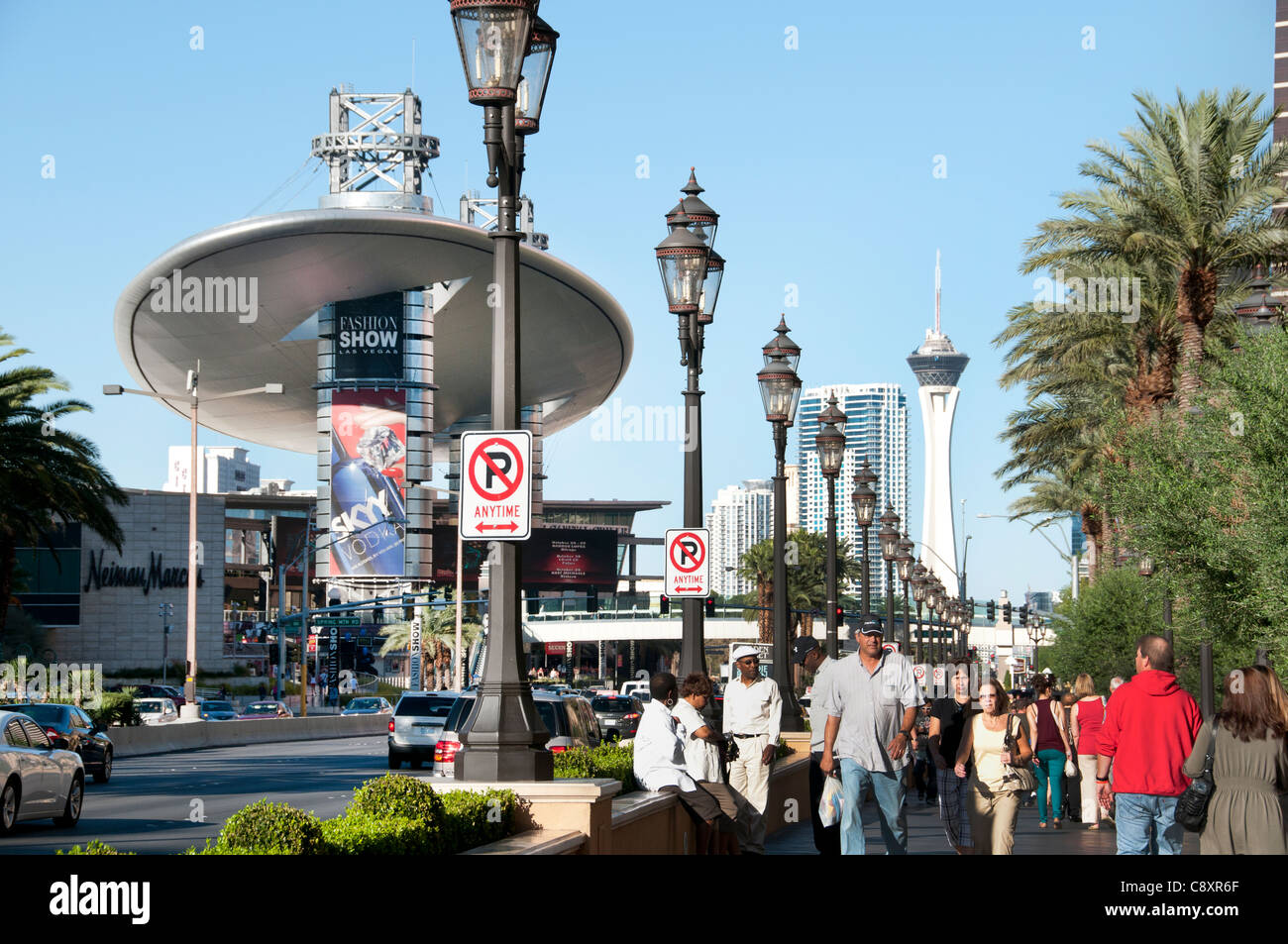 Las Vegas Fashion show mall strip United States Stock Photo