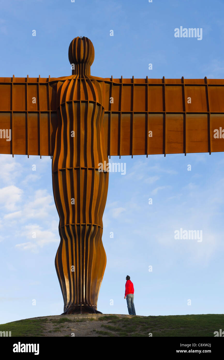 The Angel of the North, Gateshead, UK iconic landmark giant steel