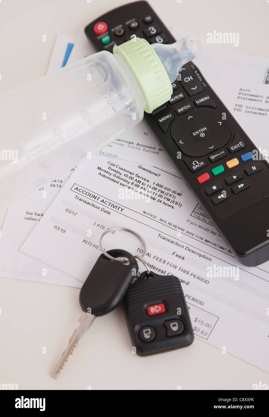 baby keys remote and phone