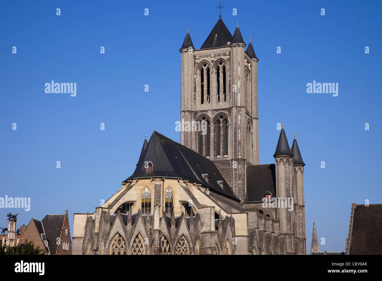 Saint nicholas church in ghent hi-res stock photography and images - Alamy