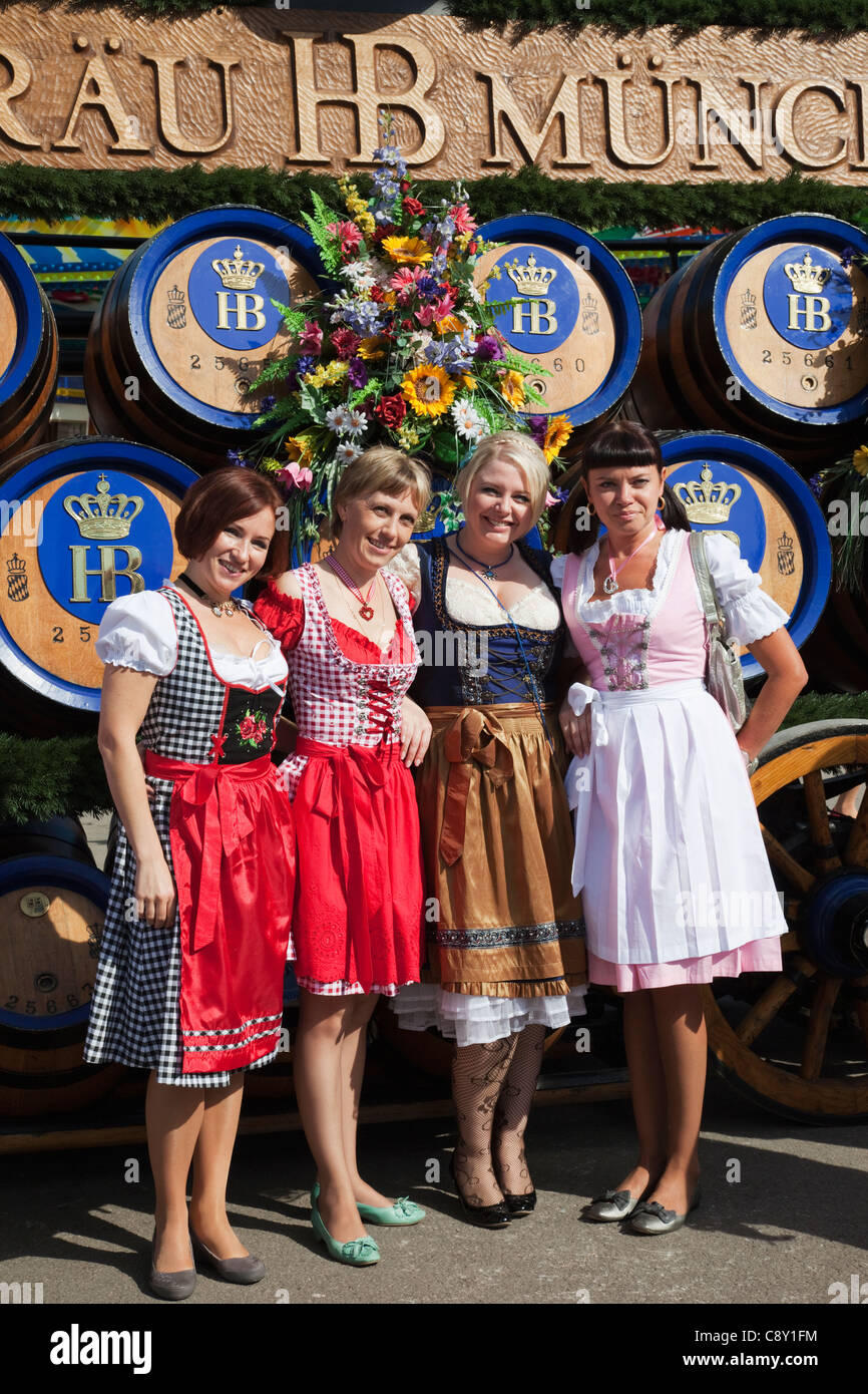 Munich Germany Oktoberfest Girls