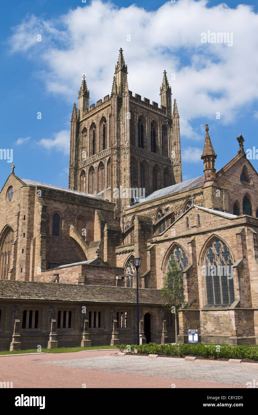 Hereford cathedral Stock Photo