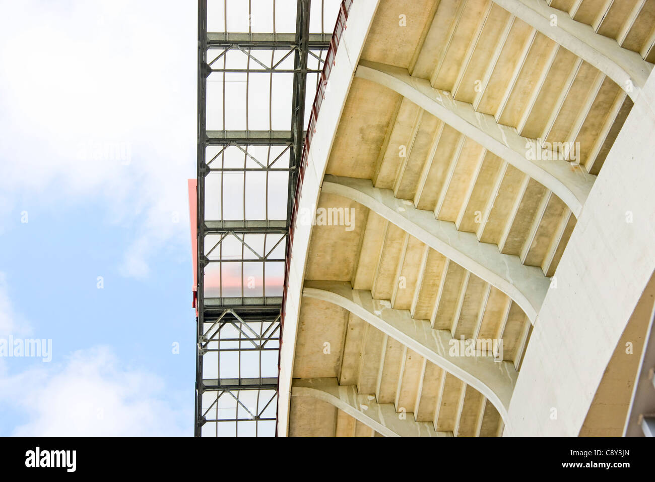 Modern arena details Stock Photo - Alamy