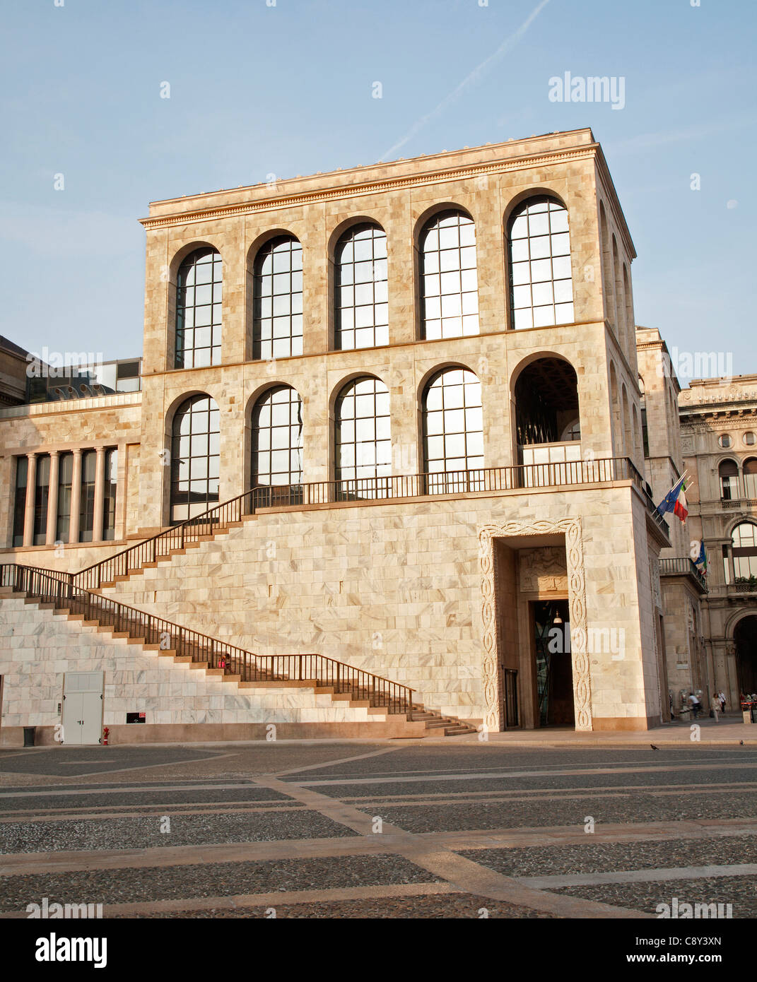 Milan - Palazzo dell Arengario - Museum of the Twentieth Century Stock Photo