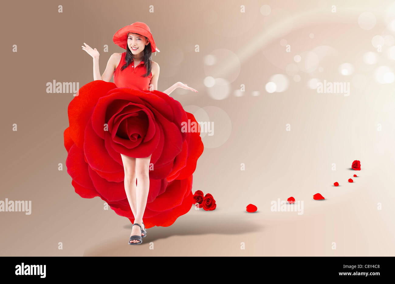 Skirt woman top hi-res stock photography and images - Alamy