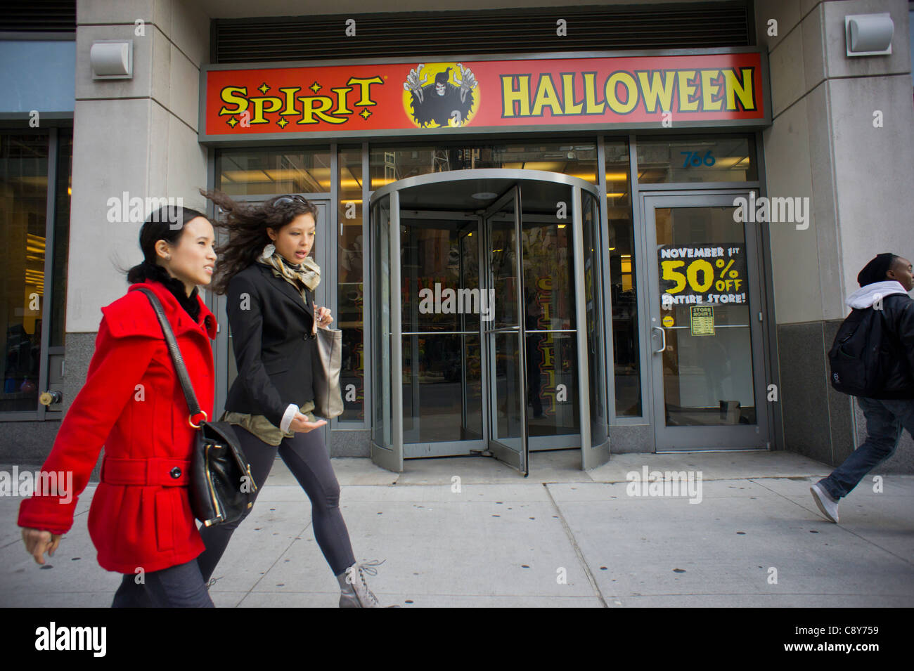 The Spirit Halloween popup store in the Chelsea neighborhood of New