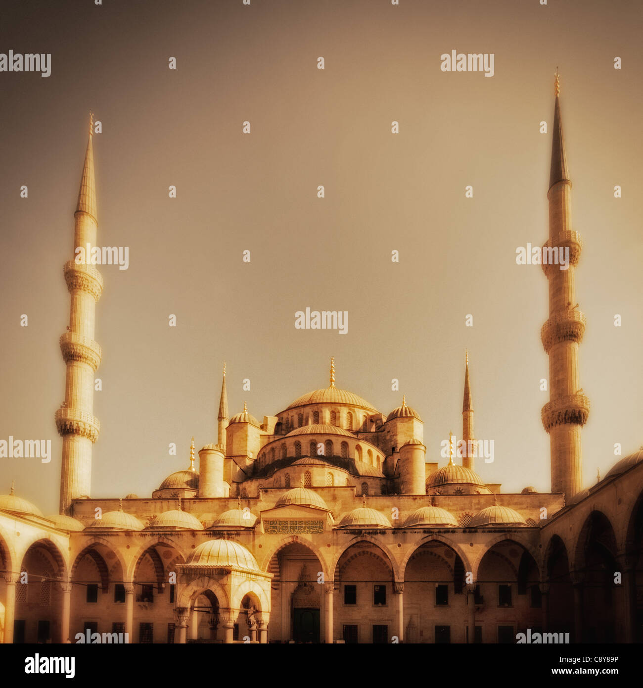 Blue Mosque, Istanbul, Turkey Moschee Stock Photo