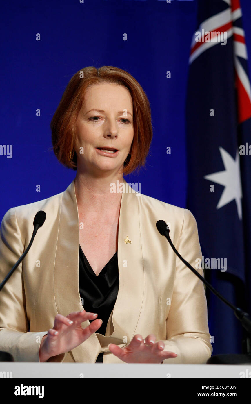 Julia gillard prime minister australia hi-res stock photography and ...