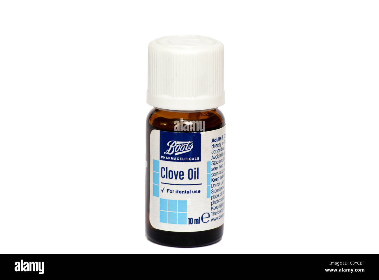Bottle Of Clove Oil Boots Own Brand Oil of Cloves Stock Photo Alamy
