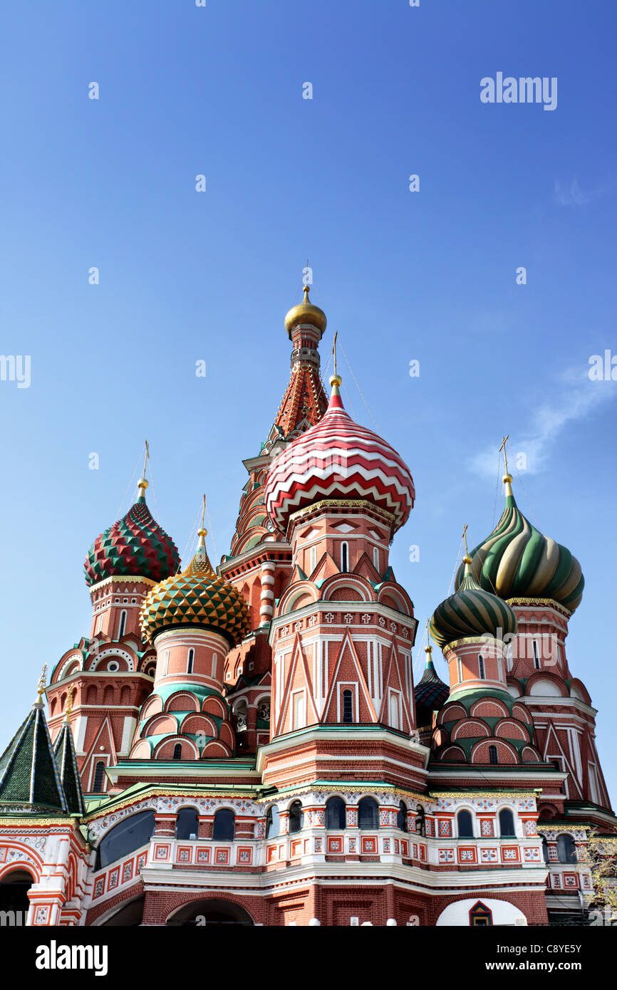 Cathedral of St. Basil's the Blessed, Red Square, Moscow, Russia Stock Photo