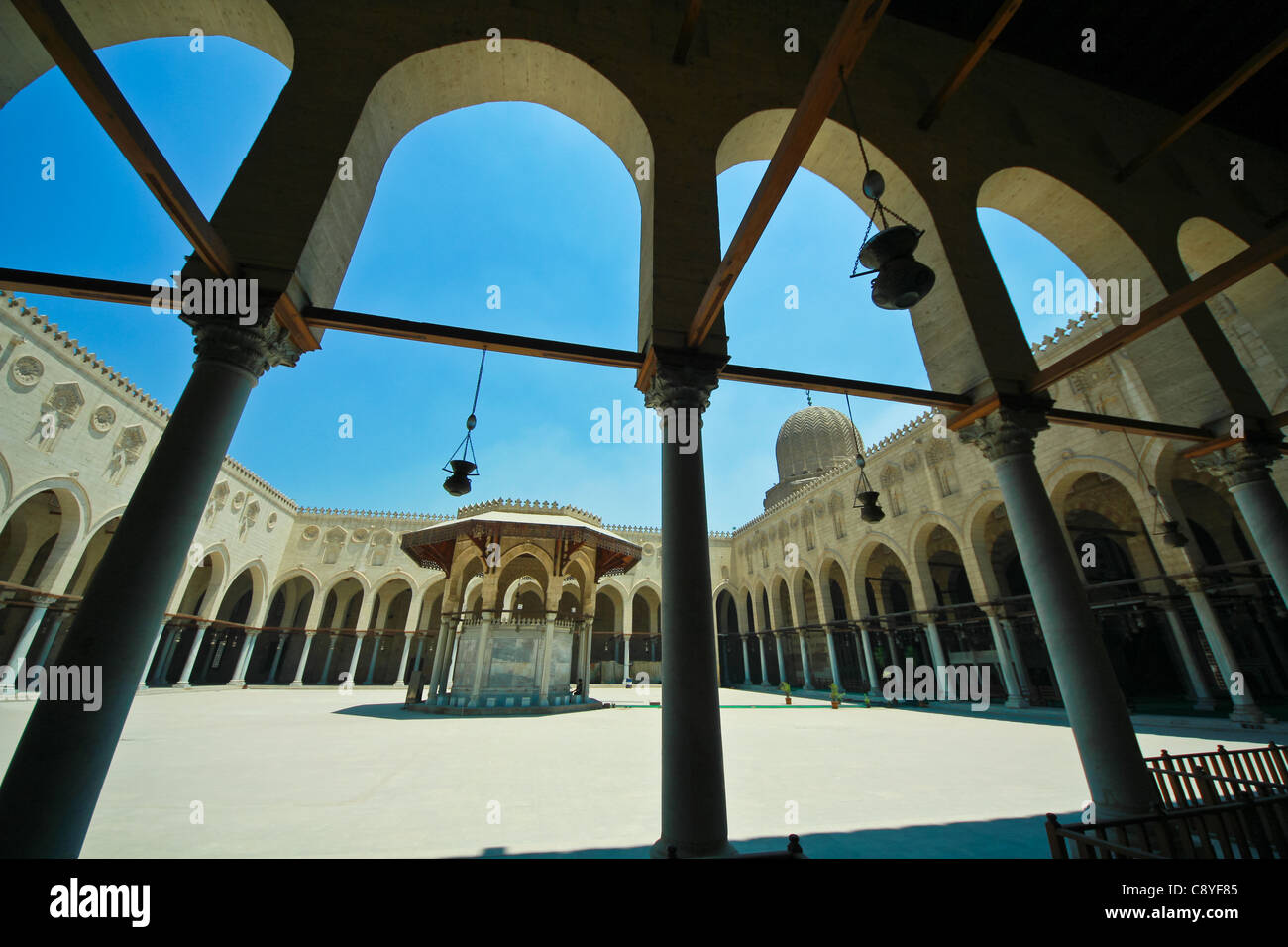 Mosque of Sultan Al-Mu'ayyad Sheikh, City of Cairo, Egypt Stock Photo