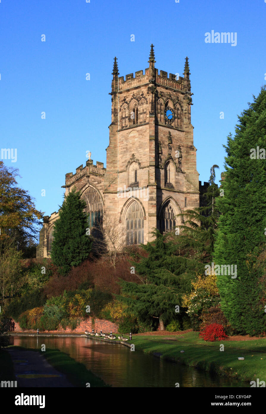 St. Mary's Church on the Staffordshire and Worcestershire Canal