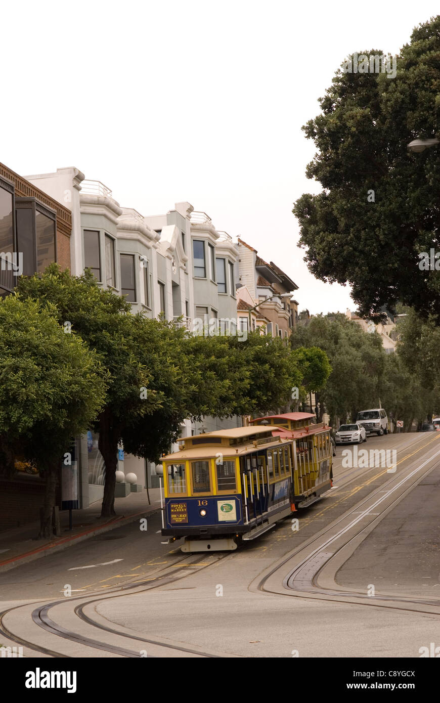 Cable Car San Francisco California USA Stock Photo