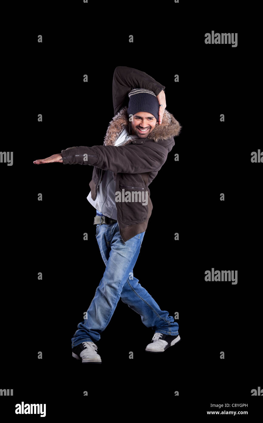 Specific Movements Rapper Hip hop dancer showing some movements Stock Photo - Alamy