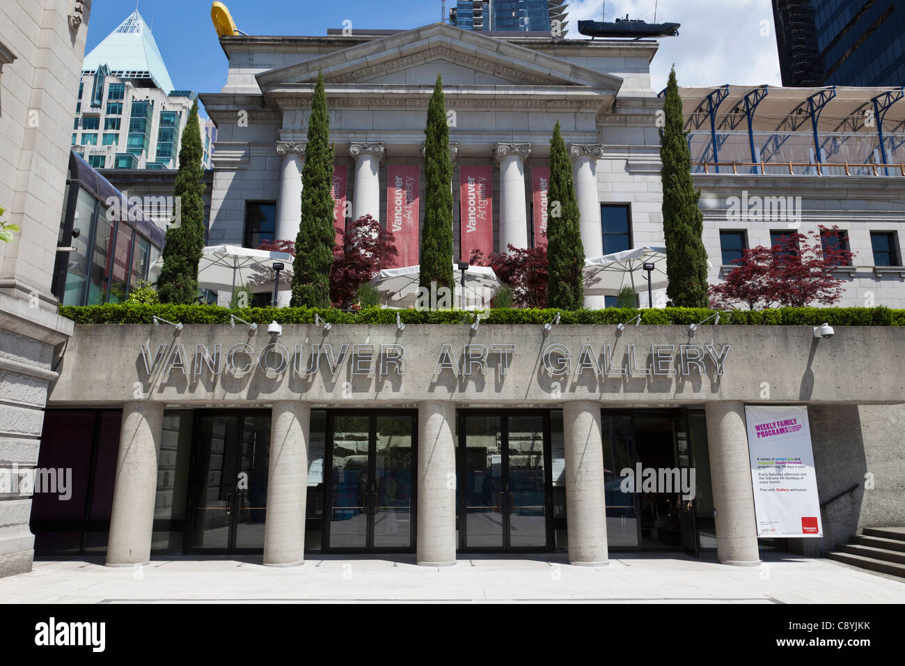 Vancouver Art Gallery in Vancouver, Canada Stock Photo