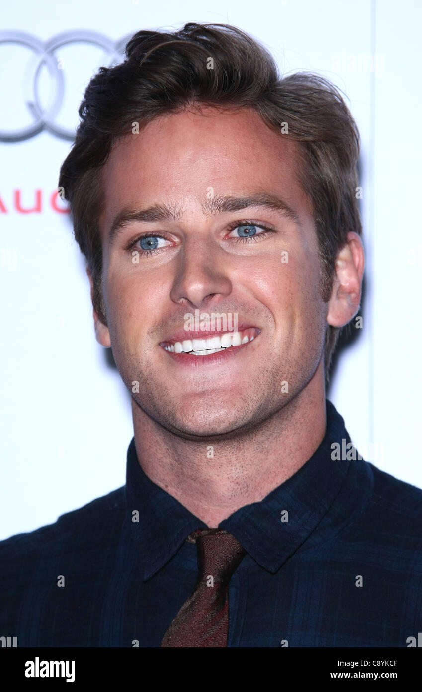 ARMIE HAMMER LOS ANGELES TIMES YOUNG HOLLYWOOD PANEL. AFI FEST 2011 HOLLYWOOD LOS ANGELES