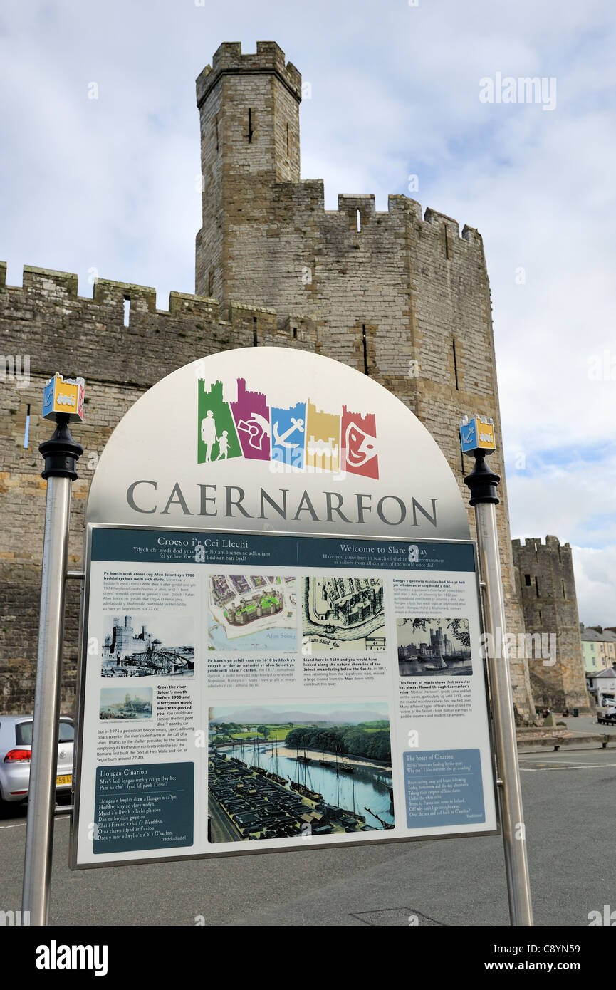 Caernarfon Castle Map