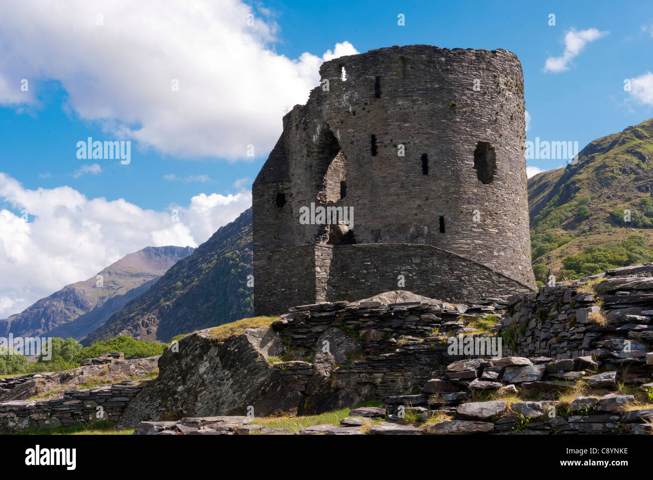Dolbadarn Castle Stock Photo