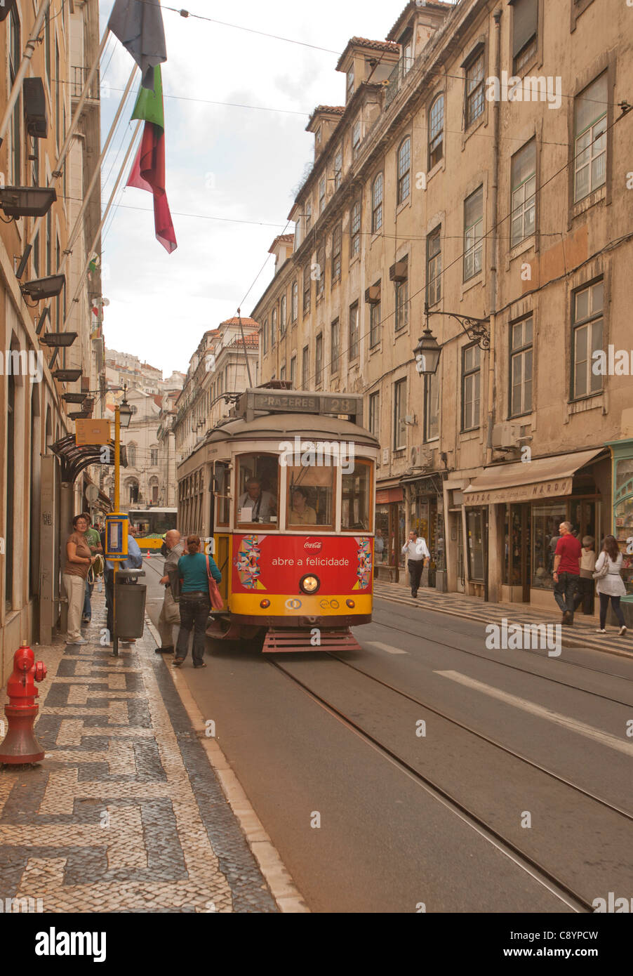 Lisbon tram Stock Photo