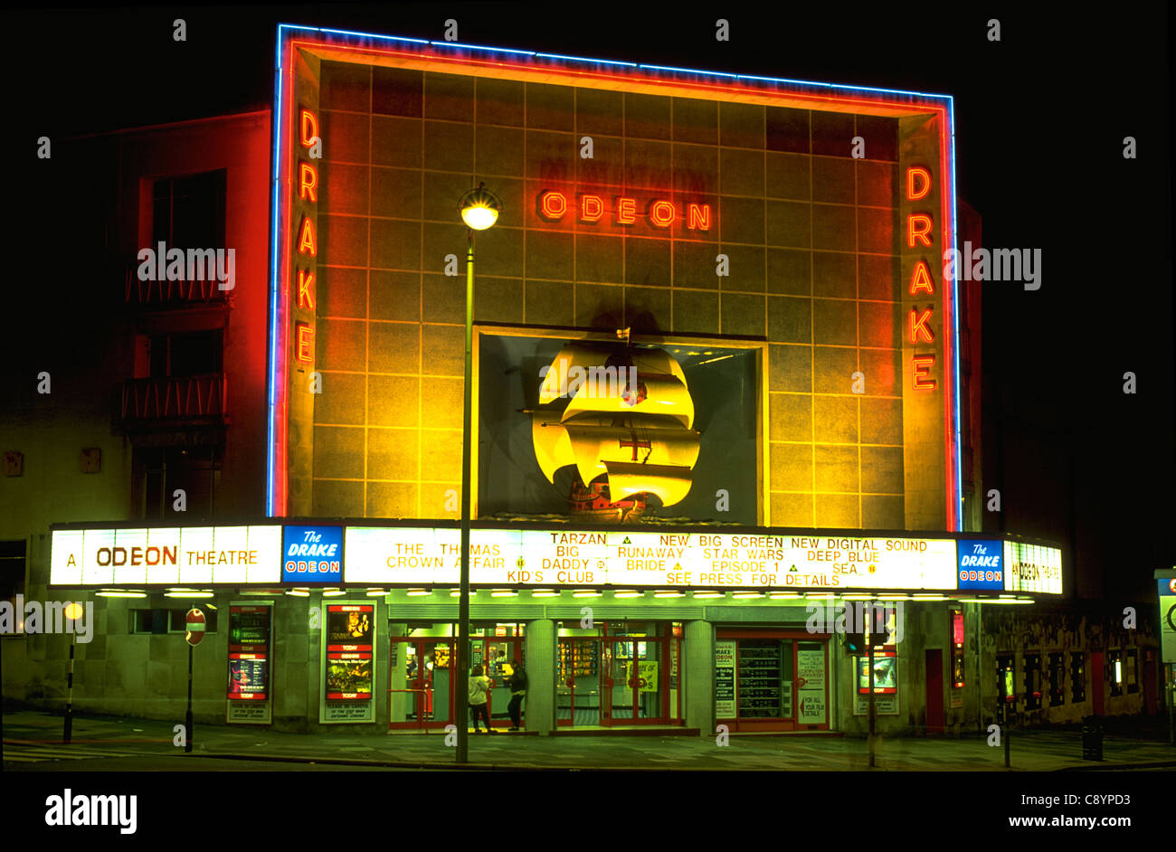 Old Drake cinema, Plymouth Stock Photo Alamy