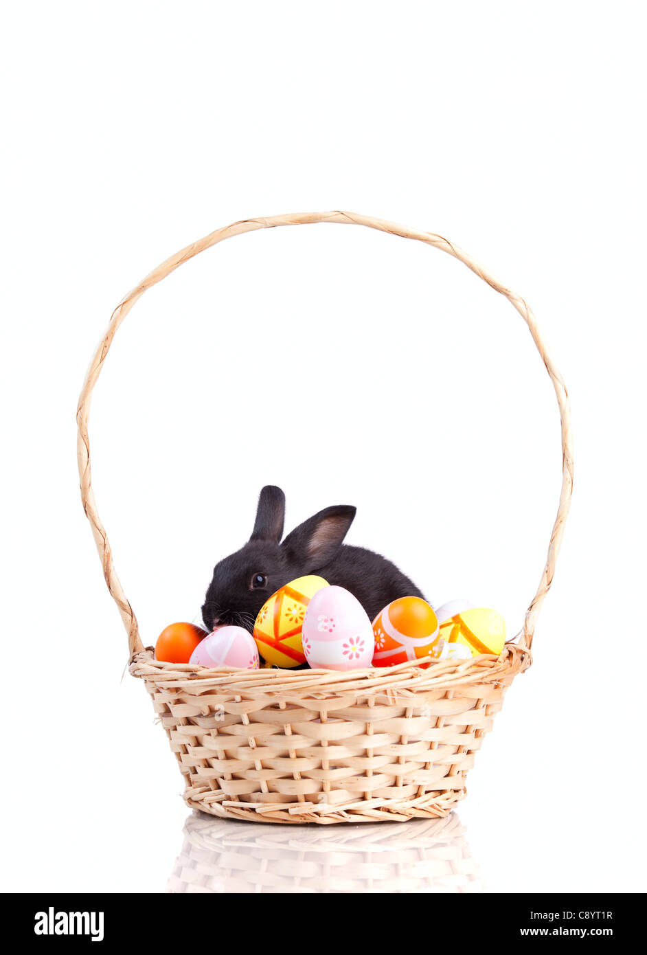Egg hand basket not easter hi-res stock photography and images - Alamy