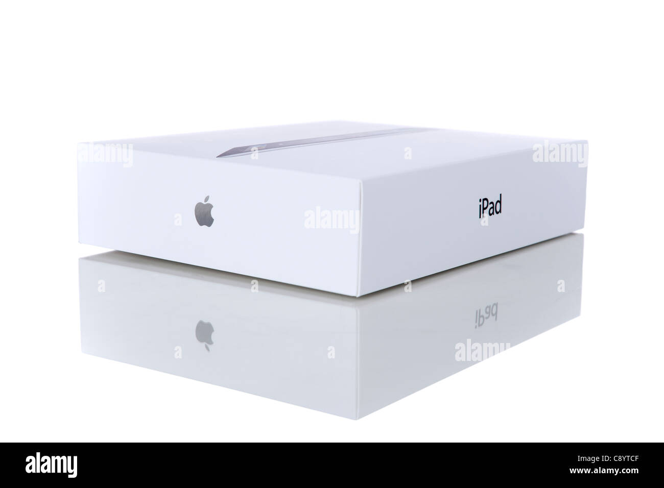 Package box from ipad 2 Stock Photo