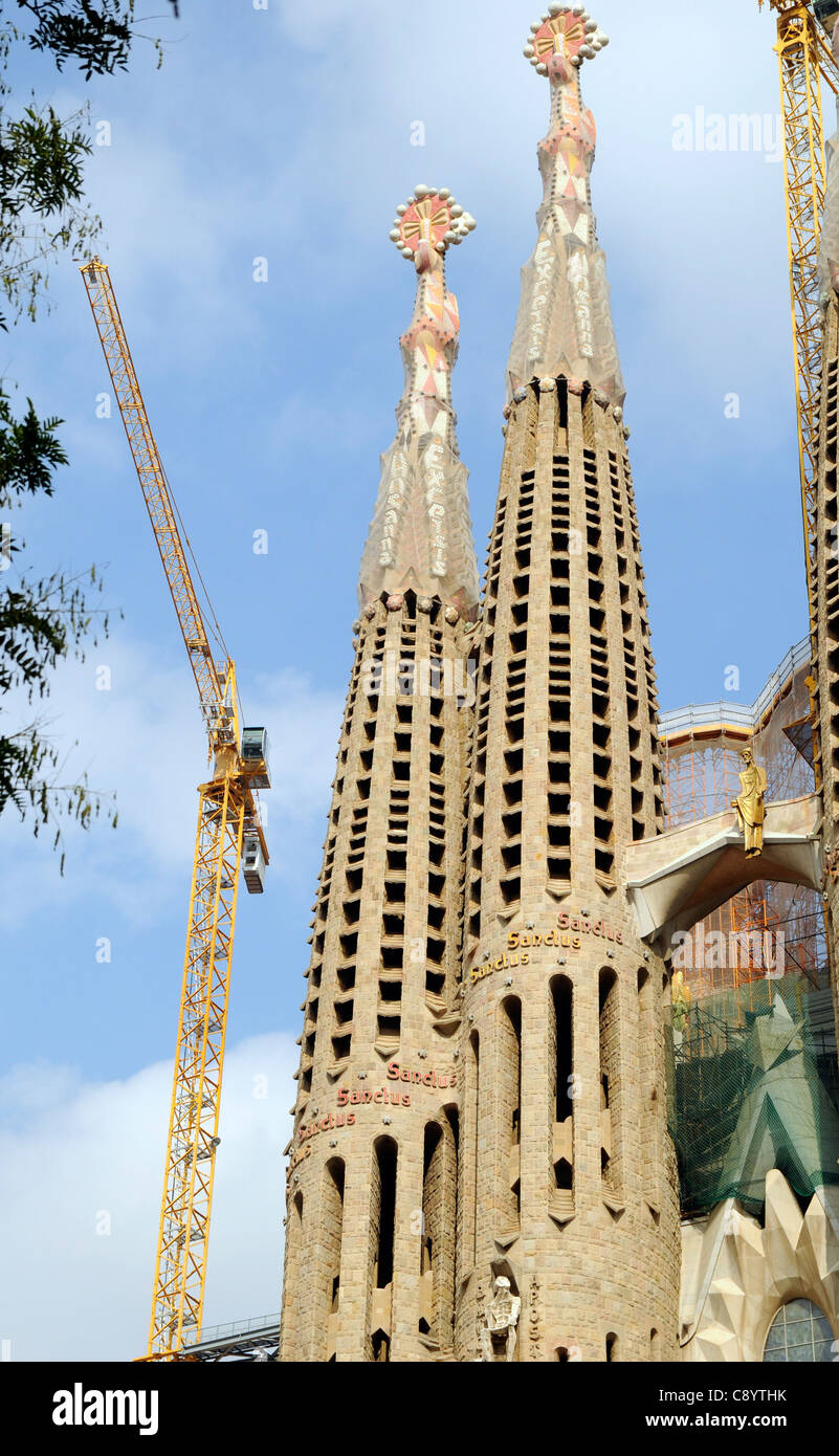 Sagrada Familia Towers Stairs Clipart
