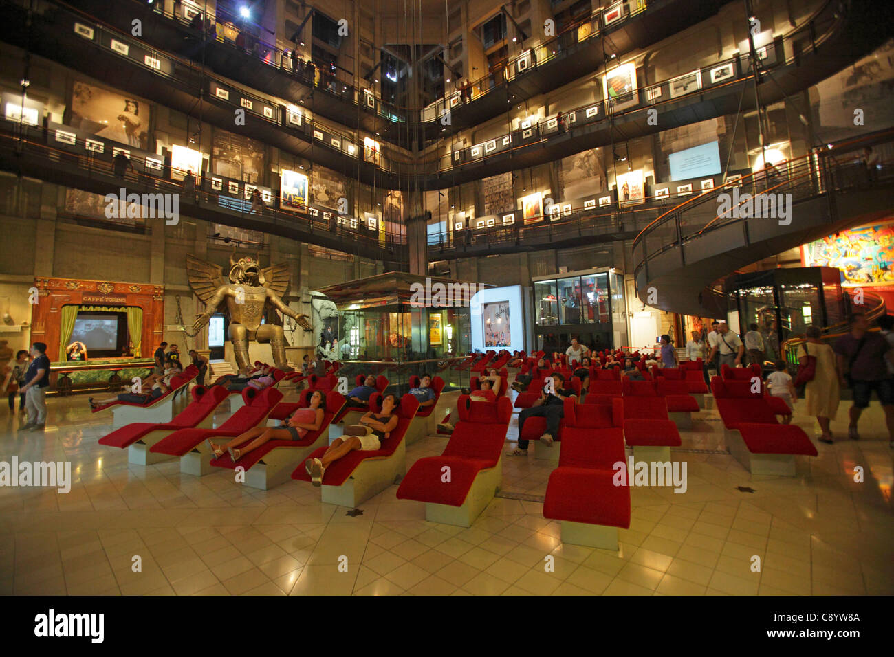 In the National Museum of Cinema in the Mole Antonelliana, Turin, Italy